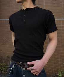 lilful（リルフル）の「【26年春夏新作】スパンリブ ベーシックヘンリーネック半袖Tシャツ（Tシャツ/カットソー）」