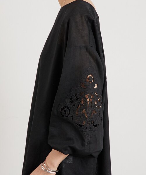 BEARDSLEY 新品　ウールパイルリバーシブルチュニック セール】カットワークチュニック（シャツ/ブラウス）｜BEARDSLEY