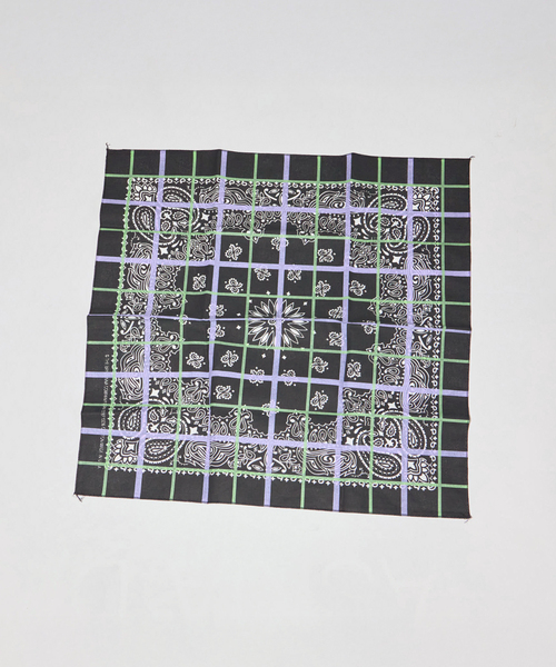 CITYSHOP(シティーショップ)の「KIOSK BANDANA by CITYSHOP:バンダナ(バンダナ/スカーフ・レディース・ブラック・FREE)」の5枚目の写真
