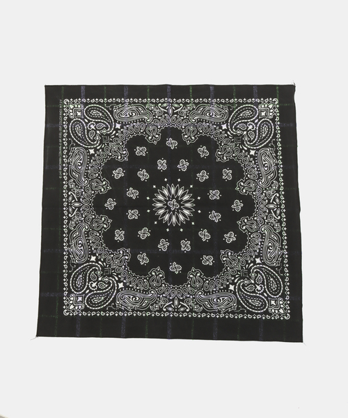 CITYSHOP(シティーショップ)の「KIOSK BANDANA by CITYSHOP:バンダナ(バンダナ/スカーフ・レディース・ブラック・FREE)」の8枚目の写真