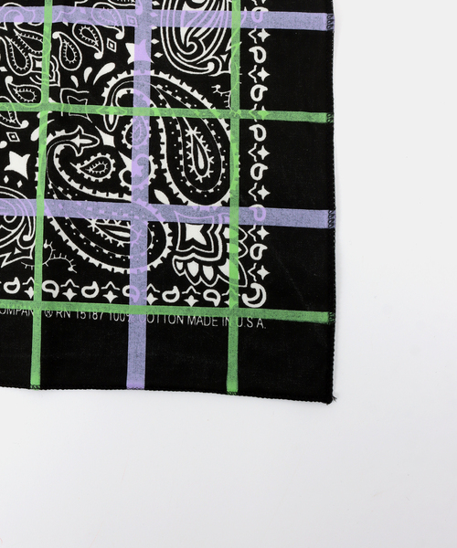 CITYSHOP(シティーショップ)の「KIOSK BANDANA by CITYSHOP:バンダナ(バンダナ/スカーフ・レディース・ブラック・FREE)」の9枚目の写真