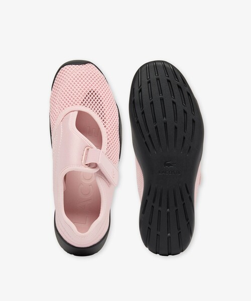 LACOSTE(ラコステ)の「レディース LOW MYSTERE 1262 SFA / バレエシューズ メッシュスニーカーサンダル(サンダル・レディース・ライトピンク/ブラック・25.5cm/24.0cm/24.5cm/23.0cm/23.5cm/22.5cm)」の5枚目の写真