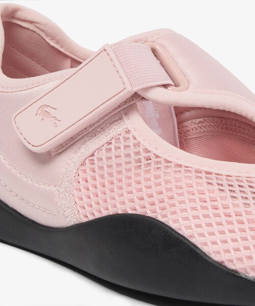 LACOSTE(ラコステ)の「レディース LOW MYSTERE 1262 SFA / バレエシューズ メッシュスニーカーサンダル(サンダル・レディース・ライトピンク/ブラック・25.5cm/24.0cm/24.5cm/23.0cm/23.5cm/22.5cm)」の3枚目の写真