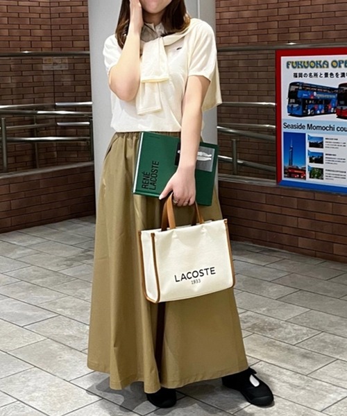 LACOSTE(ラコステ)の「レディース LOW MYSTERE 1262 SFA / バレエシューズ メッシュスニーカーサンダル(サンダル・レディース・ライトピンク/ブラック・25.5cm/24.0cm/24.5cm/23.0cm/23.5cm/22.5cm)」の17枚目の写真