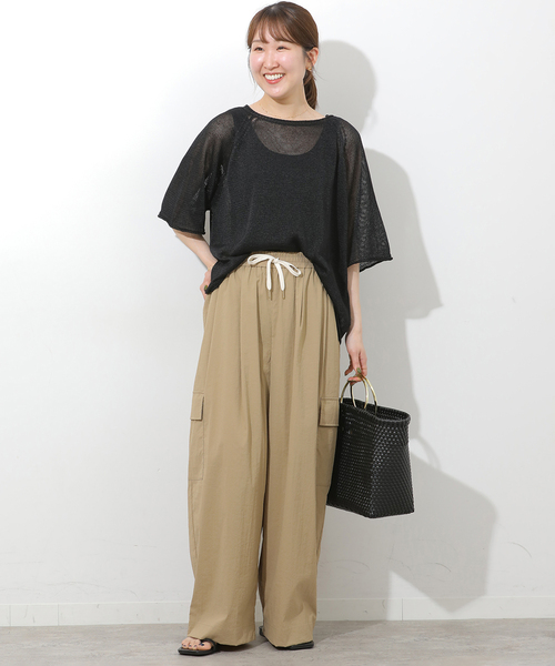 JOURNAL STANDARD relume（ジャーナルスタンダード　レリューム）の「ナイロンカーゴパンツ（カーゴパンツ・レディース・ベージュ/ライトグレー/ブラウン・36/38）」の18枚目の写真