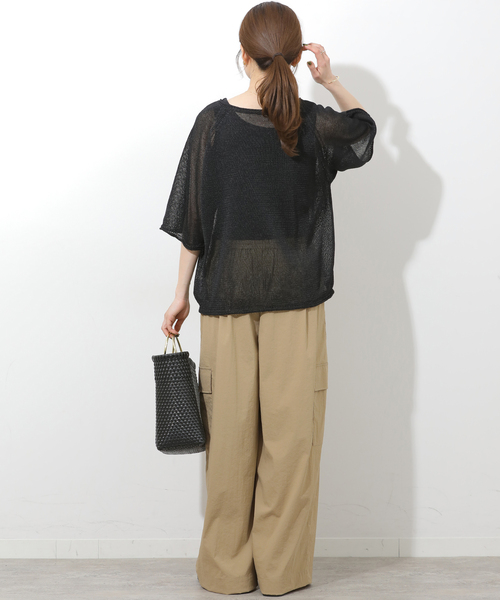 JOURNAL STANDARD relume（ジャーナルスタンダード　レリューム）の「ナイロンカーゴパンツ（カーゴパンツ・レディース・ベージュ/ライトグレー/ブラウン・36/38）」の20枚目の写真