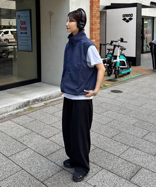 セール】【WEB限定】【ユニセックス】撥水ドロストナイロンベスト