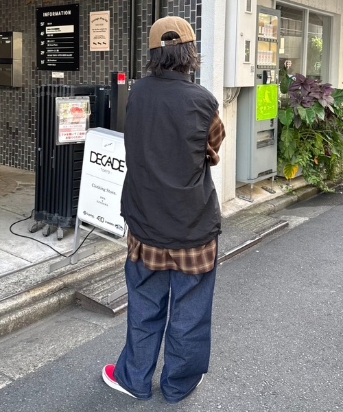 CIAOPANIC TYPY(チャオパニックティピー)の「【WEB限定】【ユニセックス】撥水ドロストナイロンベスト(ベスト・メンズ・チャコールグレー/ブラック・MEDIUM/X-LARGE/LARGE)」の20枚目の写真