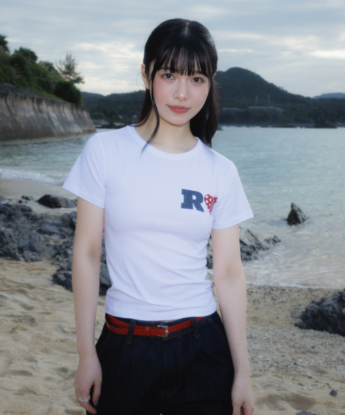 ROSEFRANTZ（ロゼフランツ）の「Dot Heart Cotton T-Shirt [Ivory]（Tシャツ/カットソー・レディース・アイボリー・SMALL/MEDIUM）」の8枚目の写真