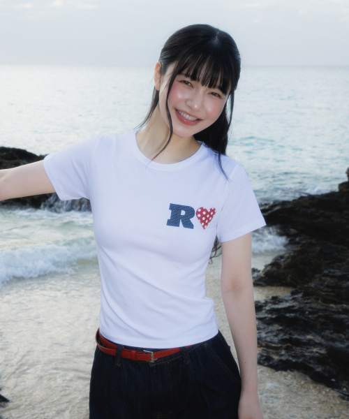 ROSEFRANTZ（ロゼフランツ）の「Dot Heart Cotton T-Shirt [Ivory]（Tシャツ/カットソー・レディース・アイボリー・SMALL/MEDIUM）」の9枚目の写真