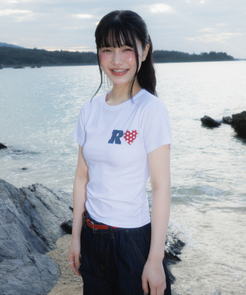 ROSEFRANTZ（ロゼフランツ）の「Dot Heart Cotton T-Shirt [Ivory]（Tシャツ/カットソー・レディース・アイボリー・SMALL/MEDIUM）」の10枚目の写真