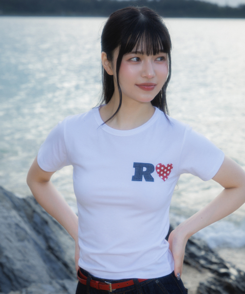 ROSEFRANTZ（ロゼフランツ）の「Dot Heart Cotton T-Shirt [Ivory]（Tシャツ/カットソー・レディース・アイボリー・SMALL/MEDIUM）」の11枚目の写真
