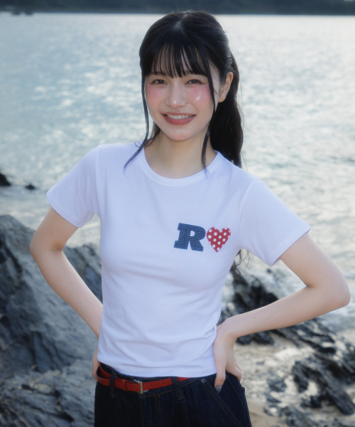 ROSEFRANTZ（ロゼフランツ）の「Dot Heart Cotton T-Shirt [Ivory]（Tシャツ/カットソー・レディース・アイボリー・SMALL/MEDIUM）」の13枚目の写真