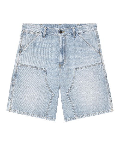 Carhartt WIP(カーハートダブリューアイピー)の「Carhartt WIP DOUBLE KNEE SHORT(カーハートワークインプログレス ダブルニーショート)(デニムパンツ・メンズ・ブルー系・28/30/32/34/36)」の3枚目の写真