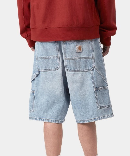Carhartt WIP(カーハートダブリューアイピー)の「Carhartt WIP DOUBLE KNEE SHORT(カーハートワークインプログレス ダブルニーショート)(デニムパンツ・メンズ・ブルー系・28/30/32/34/36)」の5枚目の写真