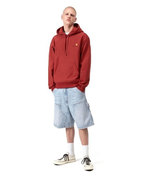 Carhartt WIP(カーハートダブリューアイピー)の「Carhartt WIP DOUBLE KNEE SHORT(カーハートワークインプログレス ダブルニーショート)(デニムパンツ・メンズ・ブルー系・28/30/32/34/36)」の7枚目の写真