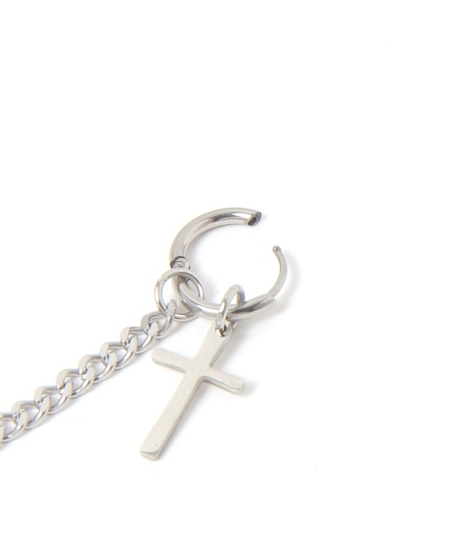 LAKOLE（ラコレ）の「[MENS]ステンレス3WAYフリンジピアス / 669744（ピアス（両耳用）・メンズ・その他1/その他3・FREE）」の4枚目の写真