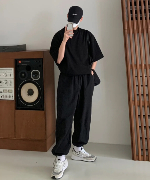 NUS(ナス)の「YEI 1/2 Tee (半袖) ブラック(Tシャツ/カットソー・メンズ・その他・FREE)」の1枚目の写真