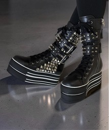 ダブルベルト パンクブーツ Charla Tedrick│Jeffrey Campbell
