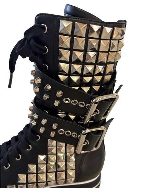 ダブルベルト パンクブーツ Charla Tedrick│Jeffrey Campbell
