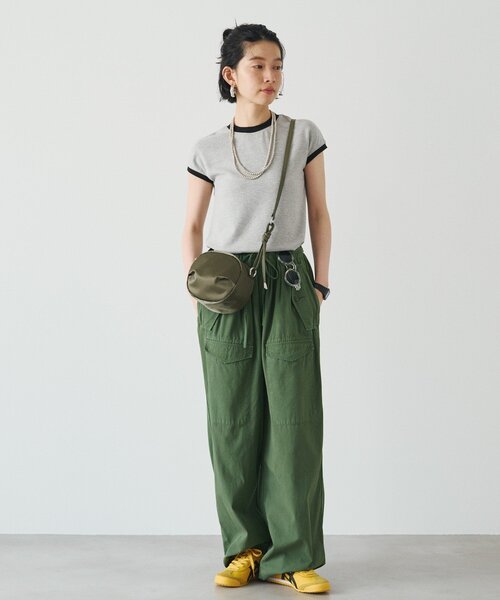 russet(ラシット)の「【撥水】クラウズナイロンサークルミニショルダーバッグ(ショルダーバッグ・レディース・ピンクベージュ/カーキ/ブラック・FREE)」の14枚目の写真