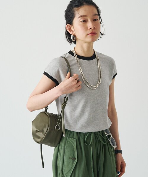 russet(ラシット)の「【撥水】クラウズナイロンサークルミニショルダーバッグ(ショルダーバッグ・レディース・ピンクベージュ/カーキ/ブラック・FREE)」の15枚目の写真