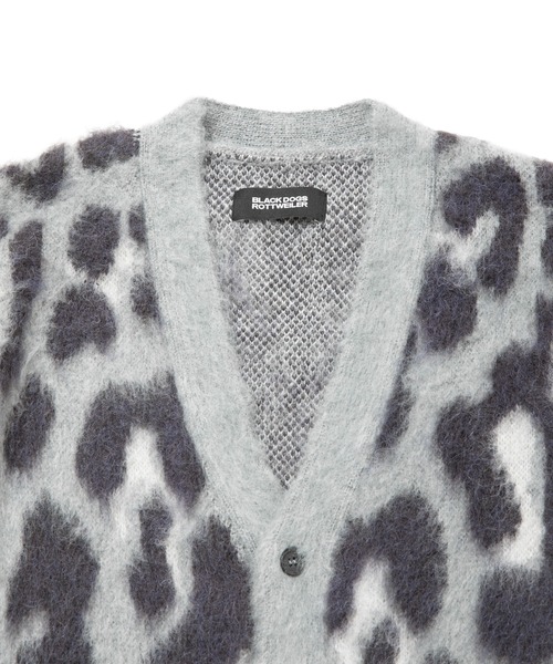 ROTTWEILER（ロットワイラー）の「LEOPARD CARDIGAN（カーディガン/ボレロ・メンズ・グレー/ブラック・S/M/L/XL）」の7枚目の写真