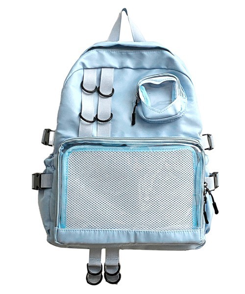 Miniministore(ミニミニストア)の「痛バッグ リュック A4 大容量 推し活(バックパック/リュック・レディース・ピンク/ブラック/アイボリー/ライトブルー・FREE)」の18枚目の写真