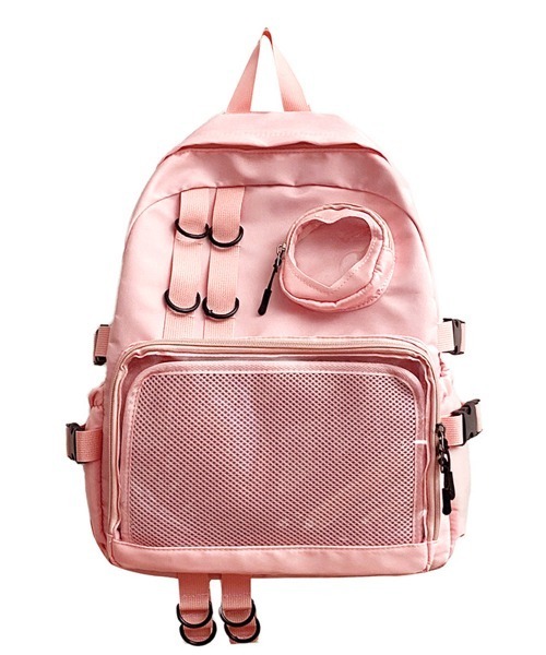 Miniministore(ミニミニストア)の「痛バッグ リュック A4 大容量 推し活(バックパック/リュック・レディース・ピンク/ブラック/アイボリー/ライトブルー・FREE)」の19枚目の写真