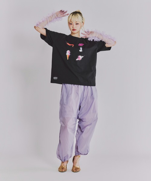 anna sui nyc(アナ スイ エヌ ワイ シー)の「SHIRACO プリントTシャツ(Tシャツ/カットソー・レディース・ホワイト/ブラック/ピンク・FREE)」の21枚目の写真