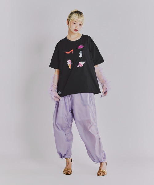 anna sui nyc(アナ スイ エヌ ワイ シー)の「SHIRACO プリントTシャツ(Tシャツ/カットソー・レディース・ホワイト/ブラック/ピンク・FREE)」の20枚目の写真