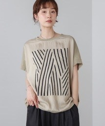 モノトーンゼブララインTシャツ