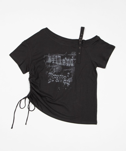 dispark(ディスパーク)の「DISPARK/レタリングデザインT(Tシャツ/カットソー・レディース・ブラック/ホワイト・FREE)」の12枚目の写真