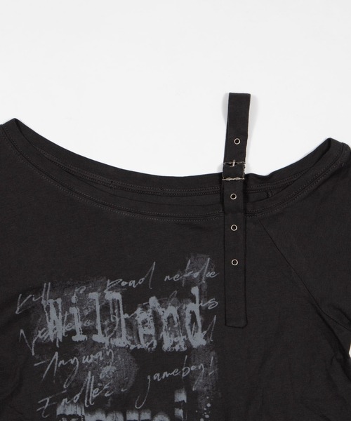 dispark(ディスパーク)の「DISPARK/レタリングデザインT(Tシャツ/カットソー・レディース・ブラック/ホワイト・FREE)」の16枚目の写真