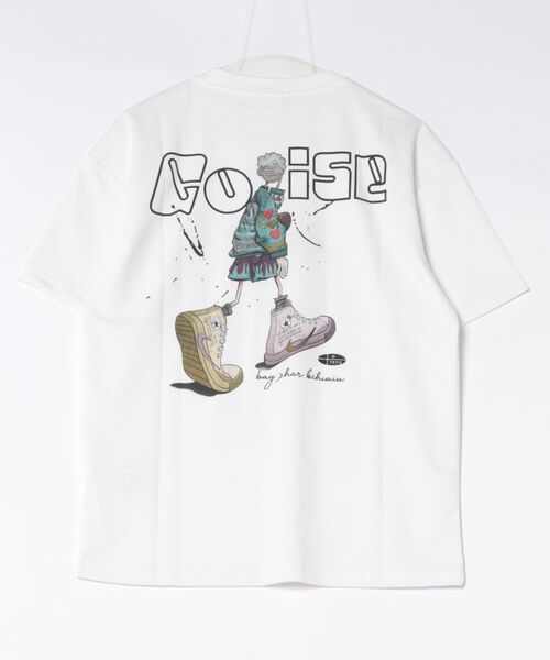 BAYBLO(ベイブロ)の「(RM)【COMPLETE】コットン100% 天竺 プリント デザイン クルーネックTシャツ(Tシャツ/カットソー・メンズ・ブラック系2/ブラック系1/ホワイト系1/ホワイト系2・LARGE/MEDIUM)」の7枚目の写真