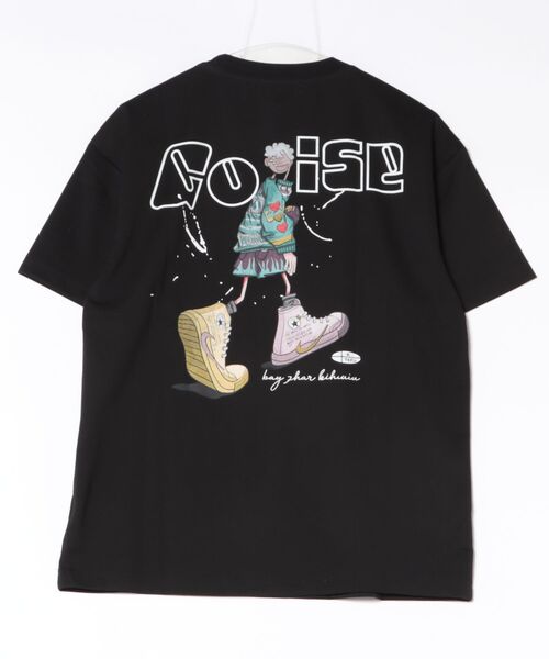 BAYBLO(ベイブロ)の「(RM)【COMPLETE】コットン100% 天竺 プリント デザイン クルーネックTシャツ(Tシャツ/カットソー・メンズ・ブラック系2/ブラック系1/ホワイト系1/ホワイト系2・LARGE/MEDIUM)」の8枚目の写真