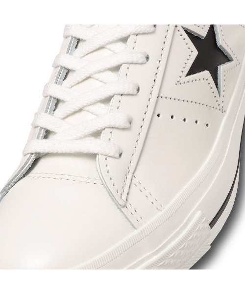 CONVERSE(コンバース)の「CONVERSE ONE STAR J(コンバース ワンスター J)(スニーカー・メンズ・ブラック系/ホワイト系/ホワイト系1・25cm/25.5cm/26cm/26.5cm/27cm/27.5cm/28cm/29cm)」の6枚目の写真