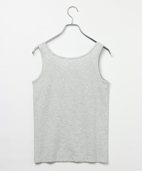 PBLIM（ページボーイリム）の「《UNISEX》ヘンリーレイヤードタンク / ２枚セット（タンクトップ・レディース・ネイビー系/ブラウン系/グレー系・FREE）」の9枚目の写真