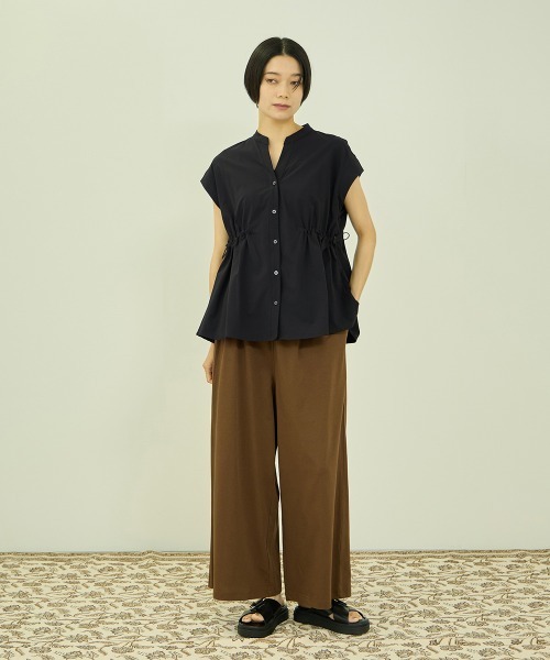 VICKY(ビッキー)の「UVカット接触冷感 4WAYフレンチスリーブ(シャツ/ブラウス・レディース・ブルー/オフホワイト/ブラック/ブラウン・M)」の17枚目の写真