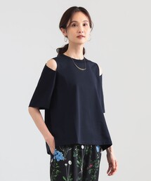 ショルダー スリット Tシャツ