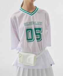 NO.5 メッシュジャージT(ホワイト)