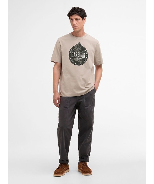 Barbour(バブアー)の「Basswood グラフィックTシャツ(Tシャツ/カットソー・メンズ・グレー/イエロー・SMALL/MEDIUM/LARGE)」の3枚目の写真