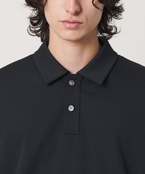 BEAUTY&YOUTH UNITED ARROWS(ビューティーアンドユースユナイテッドアローズ)の「Air Dobby ワイドテーパード ポロシャツ ヨコストレッチ 吸水速乾 ウォッシャブル(ポロシャツ・メンズ・ライトグレー/ブラック/ダークブラウン・L/M/S/XL)」の19枚目の写真