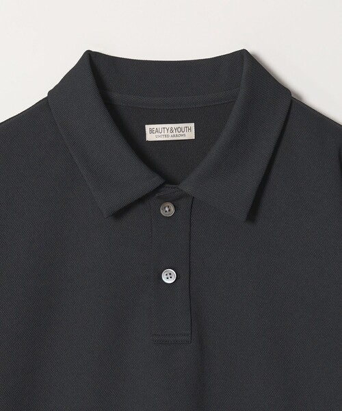 BEAUTY&YOUTH UNITED ARROWS(ビューティーアンドユースユナイテッドアローズ)の「Air Dobby ワイドテーパード ポロシャツ ヨコストレッチ 吸水速乾 ウォッシャブル(ポロシャツ・メンズ・ライトグレー/ブラック/ダークブラウン・L/M/S/XL)」の22枚目の写真