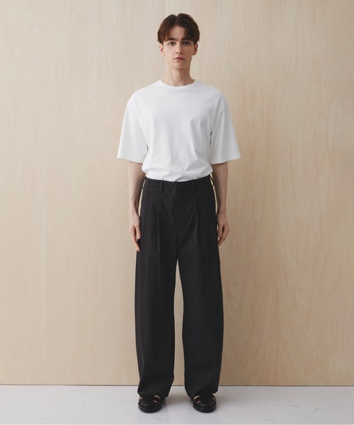 PUBLIC TOKYO（パブリックトウキョウ）の「アポロックコンフォートワイドパンツ /ストレッチ/ナイロン/接触冷感/UVカット/吸水速乾/防シワ/夏服（その他パンツ・メンズ・ダークブラウン/ダークネイビー/ブラック・1/2）」の14枚目の写真