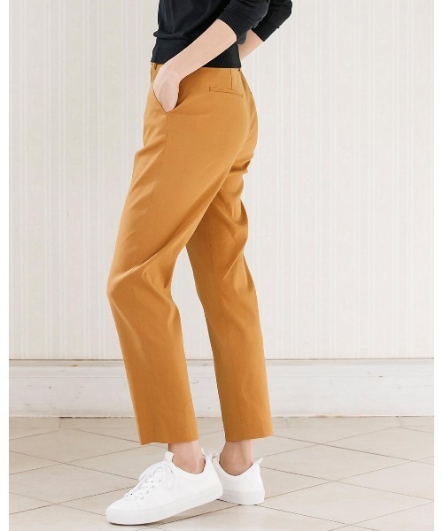 DoCLASSE（ ドゥクラッセ）の「ハイストレッチリネン・アンクルパンツ（その他パンツ・レディース・ライトピンク/ブラウン・11/9）」の5枚目の写真