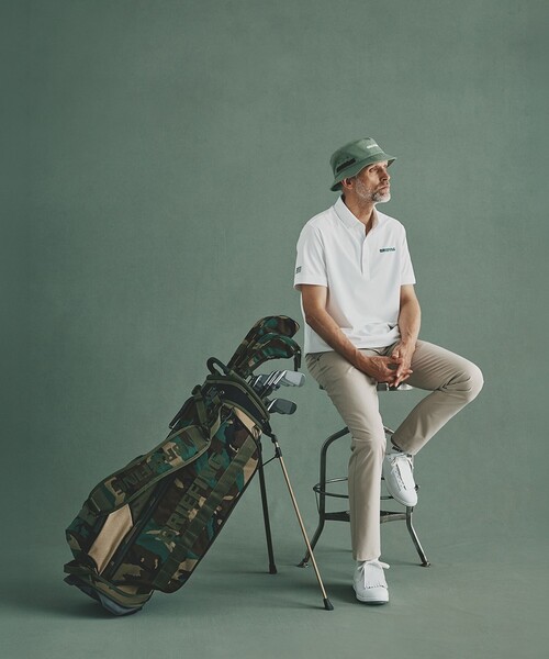 別注】BRIEFING / WOODLAND CAMOUFLAGE キャディバッグ（ゴルフグッズ