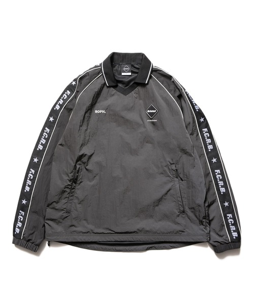 F.C.Real Bristol(エフシーレアルブリストル)の「NYLON CHAMBRAY PRACTICE PISTE(ブルゾン・メンズ・ブラック/オレンジ/チャコールグレー・MEDIUM/LARGE/XX-LARGE/X-LARGE/SMALL)」の1枚目の写真