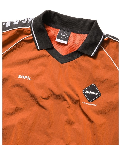 F.C.Real Bristol(エフシーレアルブリストル)の「NYLON CHAMBRAY PRACTICE PISTE(ブルゾン・メンズ・ブラック/オレンジ/チャコールグレー・MEDIUM/LARGE/XX-LARGE/X-LARGE/SMALL)」の7枚目の写真