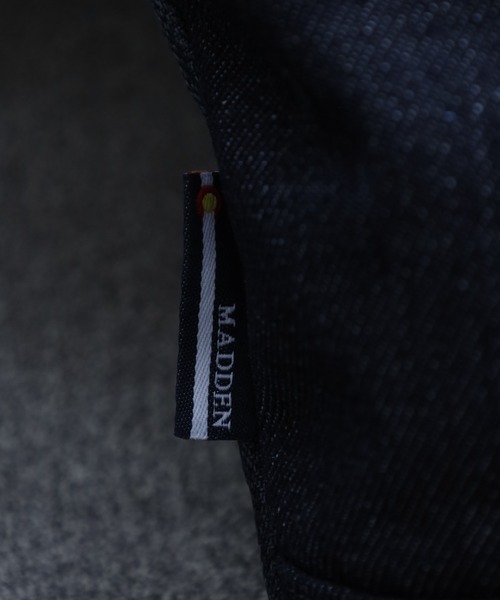 MADDEN EQUIPMENT(メデン イクイップメント)の「MADDEN EQUIPMENT デニム MAJESTY ショルダーバッグ(ショルダーバッグ・メンズ・ネイビー/ブラック・フリー)」の6枚目の写真